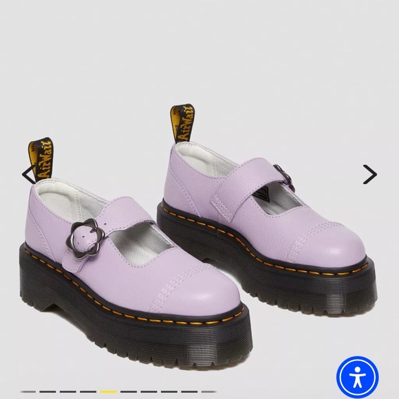DR MARTENS • lilac addina flower platform - Picture 6 of 7